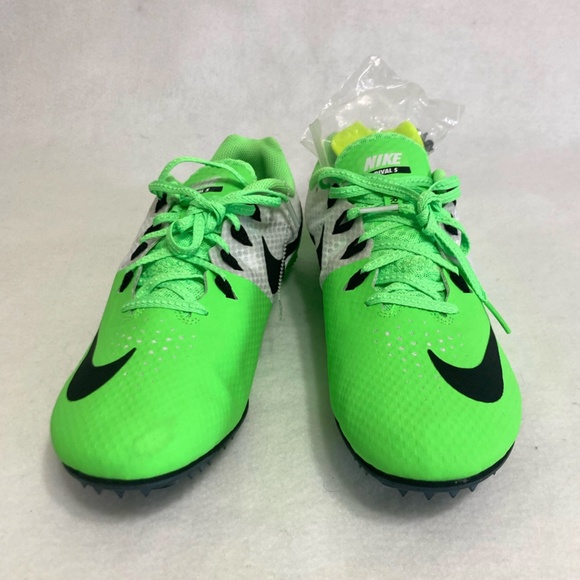 Nike Rival S Sprint Lime Green Men's Track Shoes Size 11.5 With Spikes - Picture 5 of 8